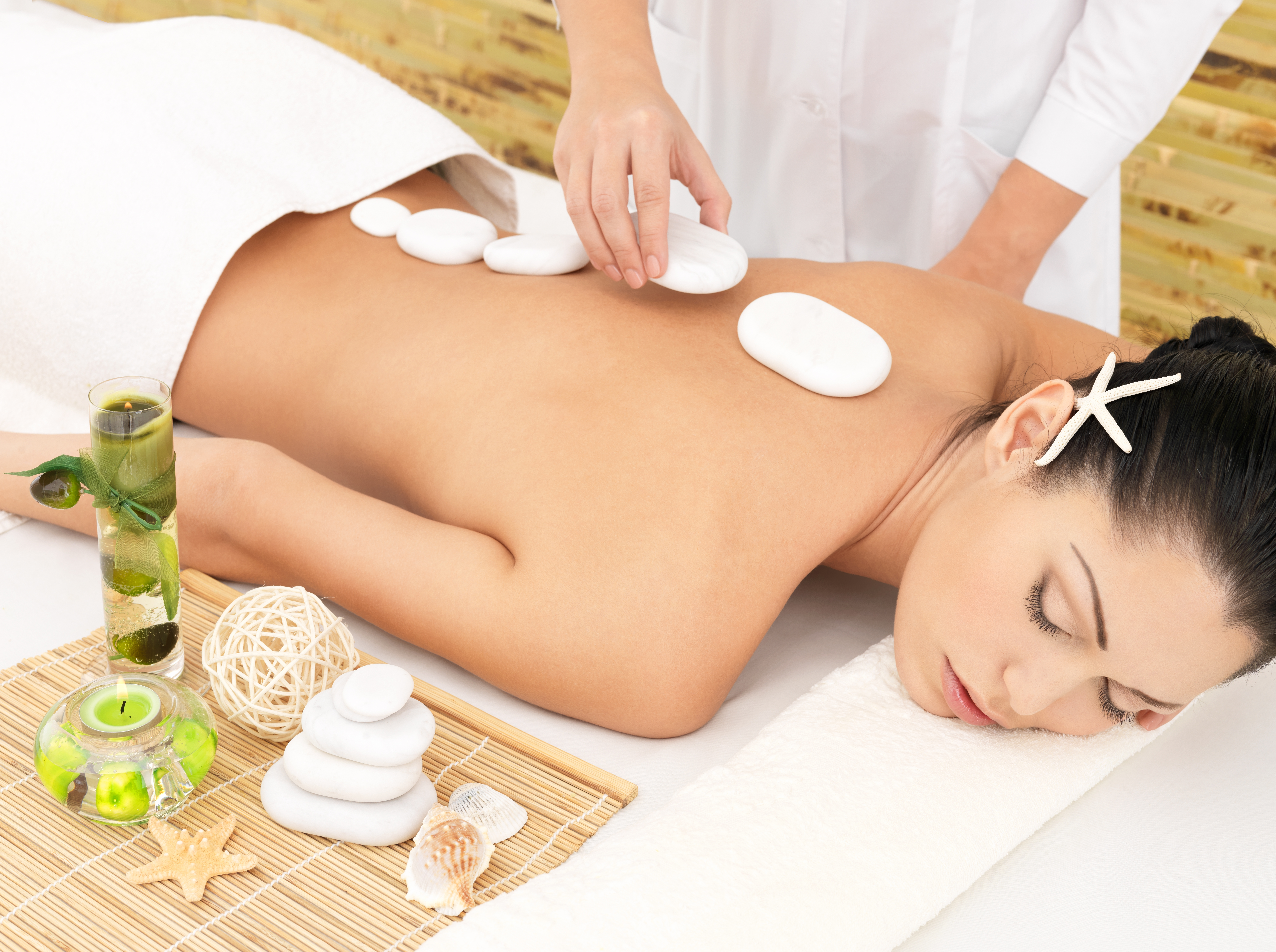 Relaxing spa treatment