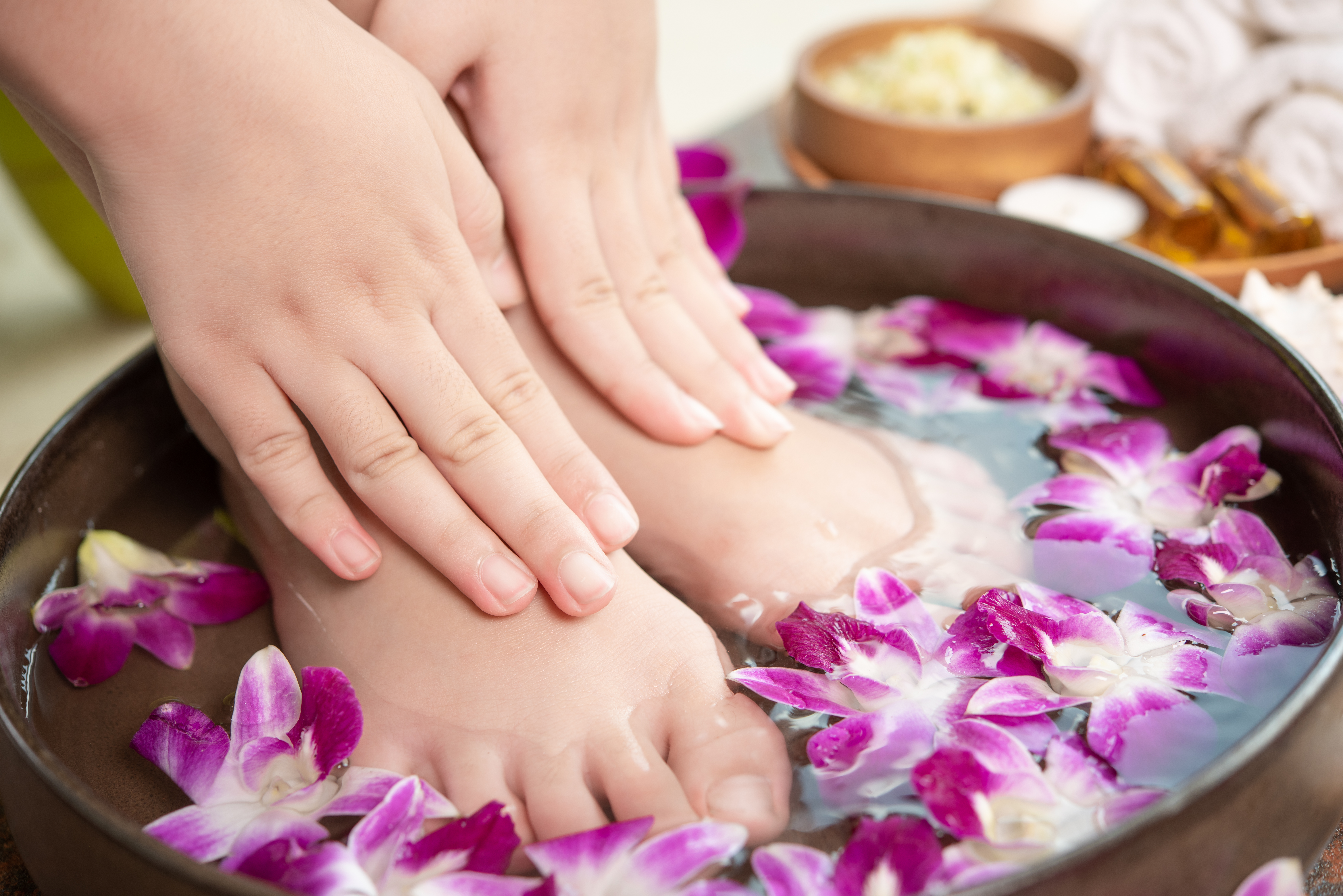 Relaxing spa treatment